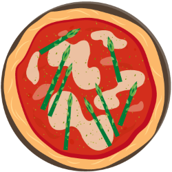 Pizza Asparagi